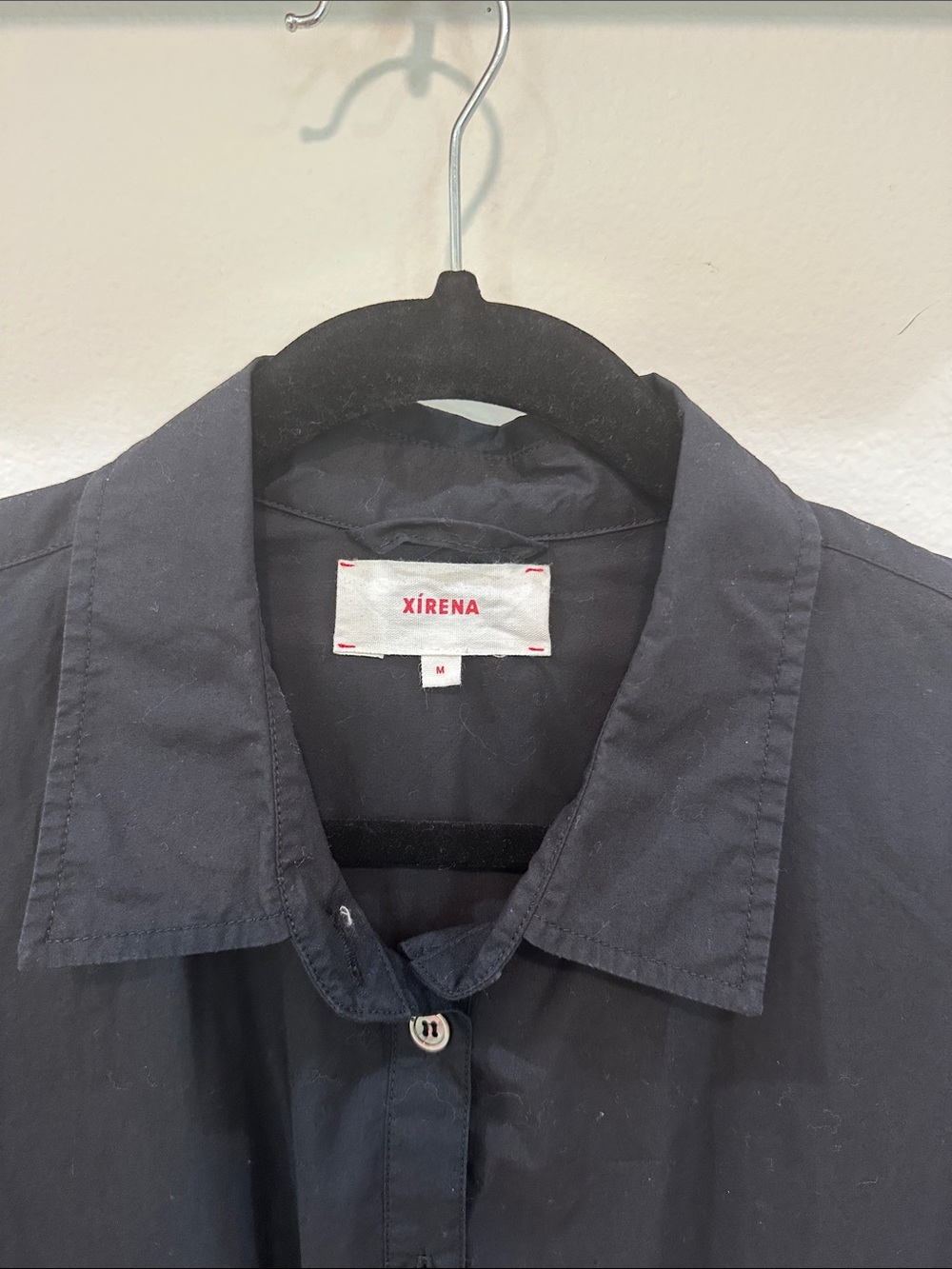 XiRENA Black Button-Front Mini Shirt Dress - Picture 4 of 12